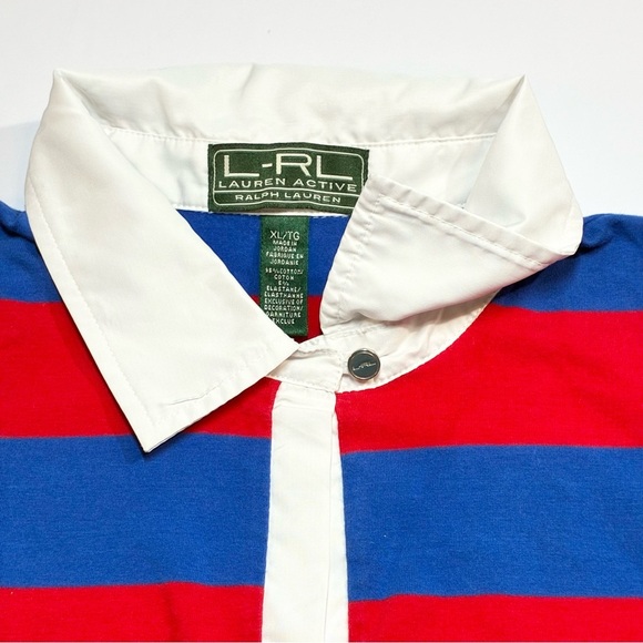 Ralph Lauren Active LRL Red White Blue Sleeveless Pullover Top - XL Golf Preppy - Picture 4 of 10